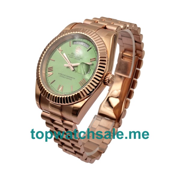 40MM Rose Gold Cases Replica Rolex Day-Date 228235 UK Watches >> Rolexsubmariner.uk.com