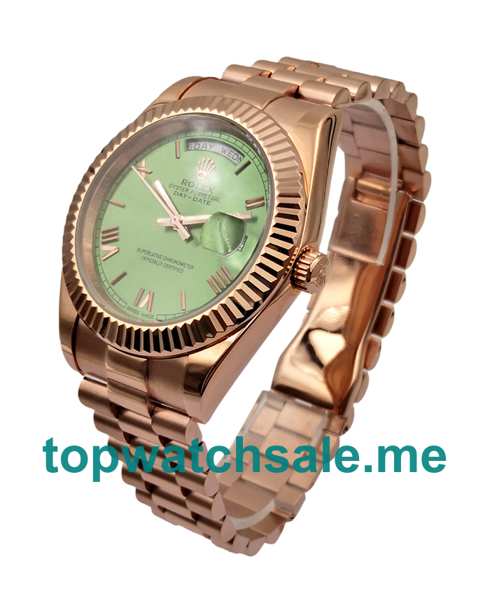40MM Rose Gold Cases Replica Rolex Day-Date 228235 UK Watches >> Rolexsubmariner.uk.com