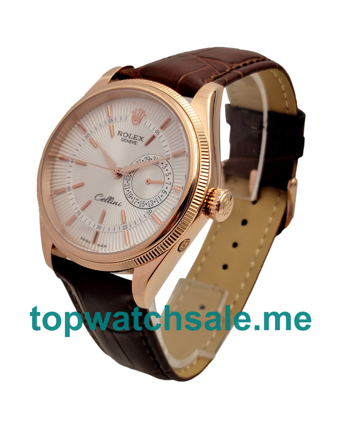39MM Rose Gold Cases Replica Rolex Cellini 50515 UK Watches >> Rolexsubmariner.uk.com