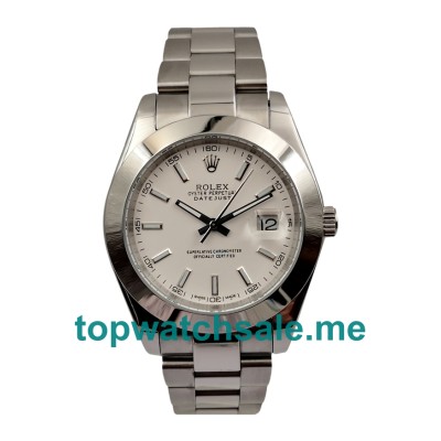 41MM White Gold Cases Replica Rolex Datejust 126300 UK Watches >> Rolexsubmariner.uk.com