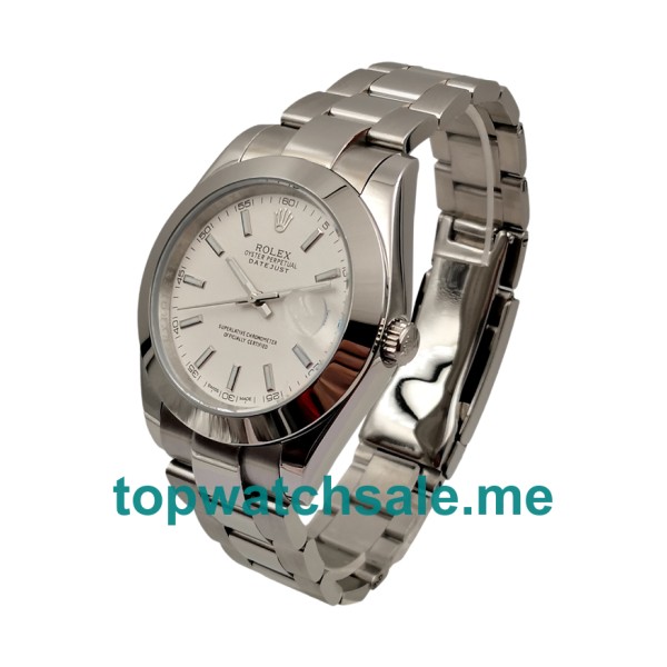 41MM White Gold Cases Replica Rolex Datejust 126300 UK Watches >> Rolexsubmariner.uk.com