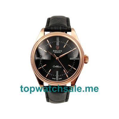 39MM Rose Gold Cases Replica Rolex Cellini 50505 UK Watches >> Rolexsubmariner.uk.com