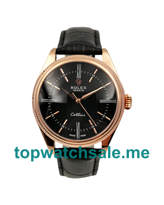 39MM Rose Gold Cases Replica Rolex Cellini 50505 UK Watches >> Rolexsubmariner.uk.com