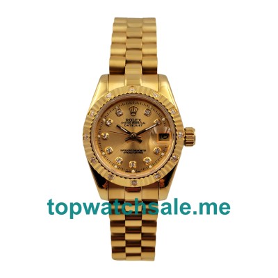 26MM Gold Cases Replica Rolex Lady-Datejust 179178 UK Watches >> Rolexsubmariner.uk.com
