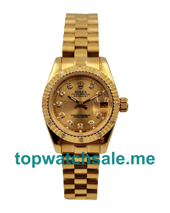 26MM Gold Cases Replica Rolex Lady-Datejust 179178 UK Watches >> Rolexsubmariner.uk.com