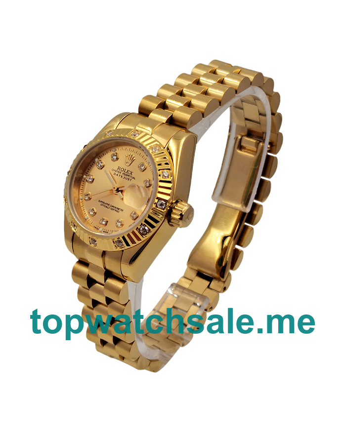 26MM Gold Cases Replica Rolex Lady-Datejust 179178 UK Watches >> Rolexsubmariner.uk.com