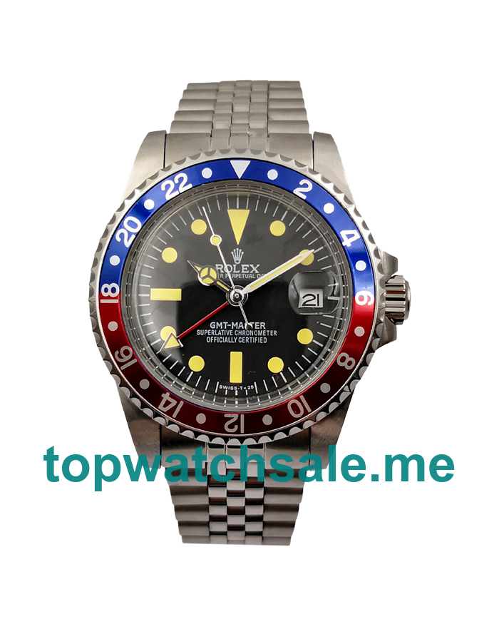 40MM Steel Cases Replica Rolex GMT-Master 16750 UK Watches >> Rolexsubmariner.uk.com