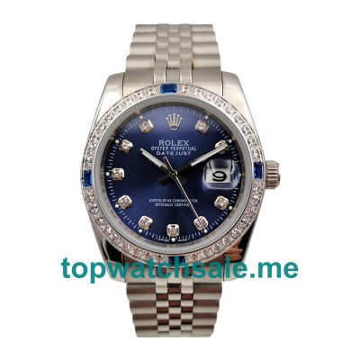 36MM White Gold Cases Replica Rolex Datejust 16234 UK Watches >> Rolexsubmariner.uk.com