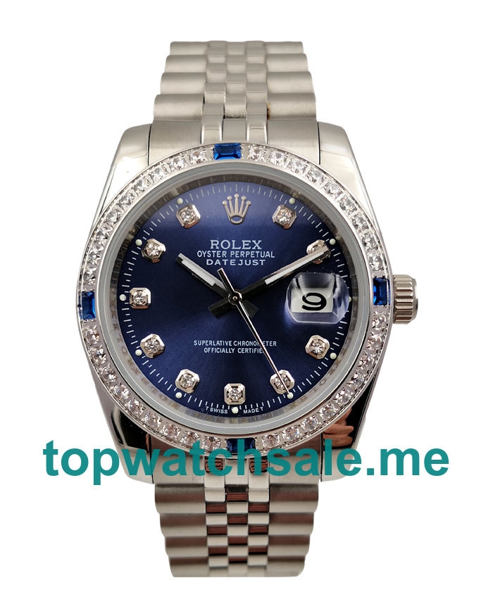 36MM White Gold Cases Replica Rolex Datejust 16234 UK Watches >> Rolexsubmariner.uk.com