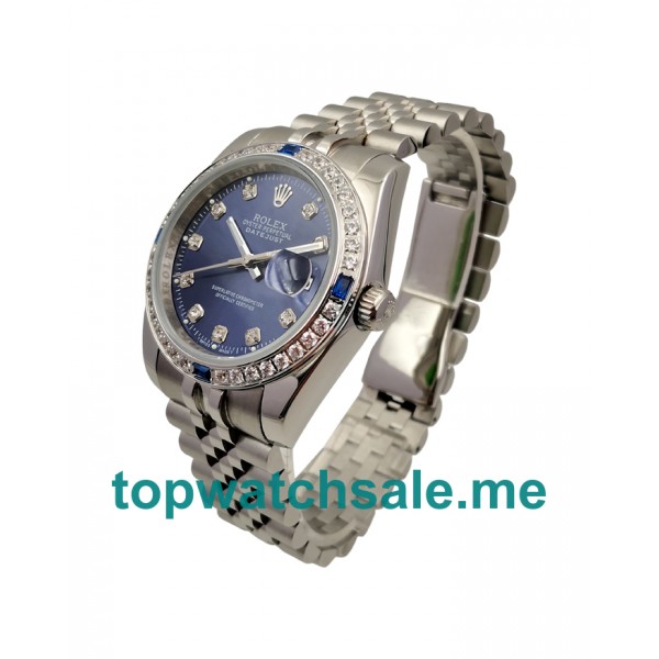 36MM White Gold Cases Replica Rolex Datejust 16234 UK Watches >> Rolexsubmariner.uk.com