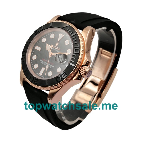 40MM Swiss Rose Gold Cases Replica Rolex Yacht-Master 116655 UK Watches >> Rolexsubmariner.uk.com