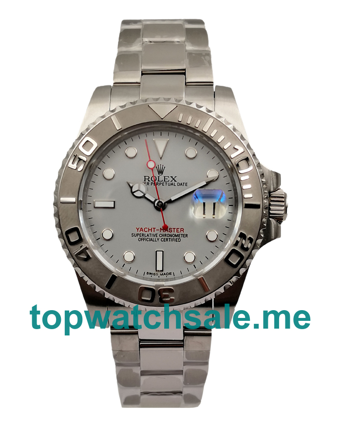 40MM Swiss Platinum And Steel Cases Replica Rolex Yacht-Master 16622 UK Watches >> Rolexsubmariner.uk.com