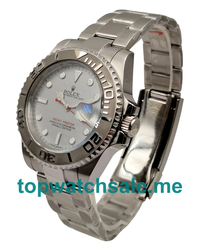 40MM Swiss Platinum And Steel Cases Replica Rolex Yacht-Master 16622 UK Watches >> Rolexsubmariner.uk.com