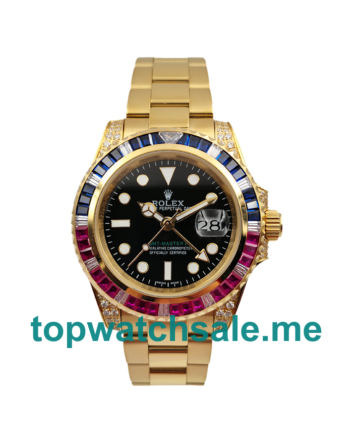 40MM Gold Cases Replica Rolex GMT-Master II 116758 UK Watches >> Rolexsubmariner.uk.com