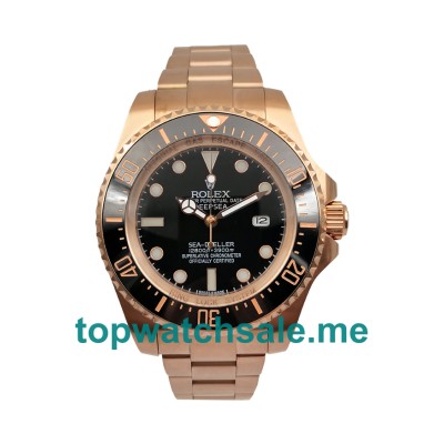 44MM Rose Gold Cases Replica Rolex Sea-Dweller Deepsea 126660 UK Watches >> Rolexsubmariner.uk.com