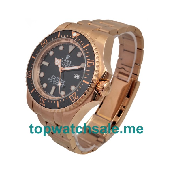 44MM Rose Gold Cases Replica Rolex Sea-Dweller Deepsea 126660 UK Watches >> Rolexsubmariner.uk.com