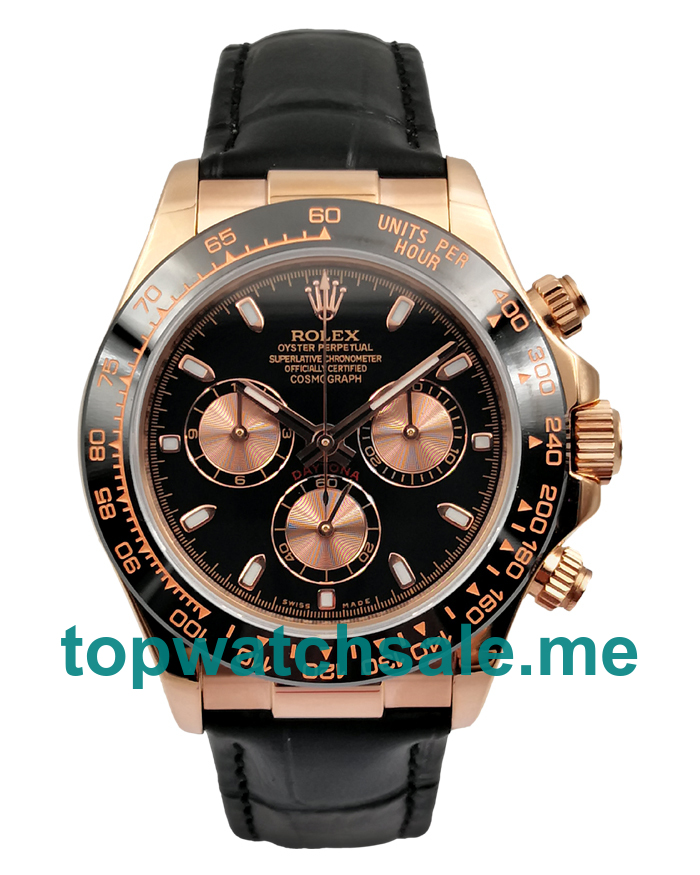 40MM Swiss Rose Gold Cases Replica Rolex Daytona 116515 UK Watches >> Rolexsubmariner.uk.com