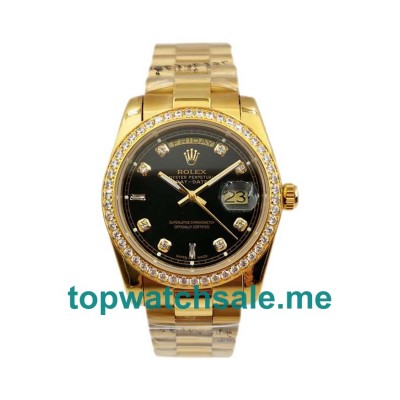 36MM Gold Cases Replica Rolex Day-Date 18038 UK Watches >> Rolexsubmariner.uk.com