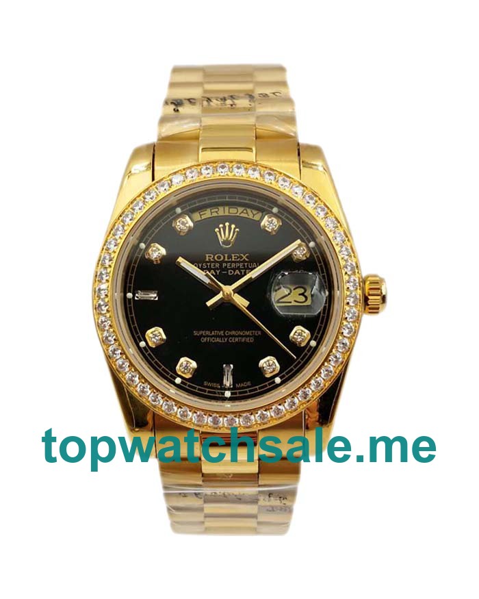 36MM Gold Cases Replica Rolex Day-Date 18038 UK Watches >> Rolexsubmariner.uk.com