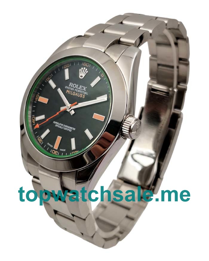 40MM Swiss Steel Cases Replica Rolex Milgauss 116400 GV UK Watches >> Rolexsubmariner.uk.com